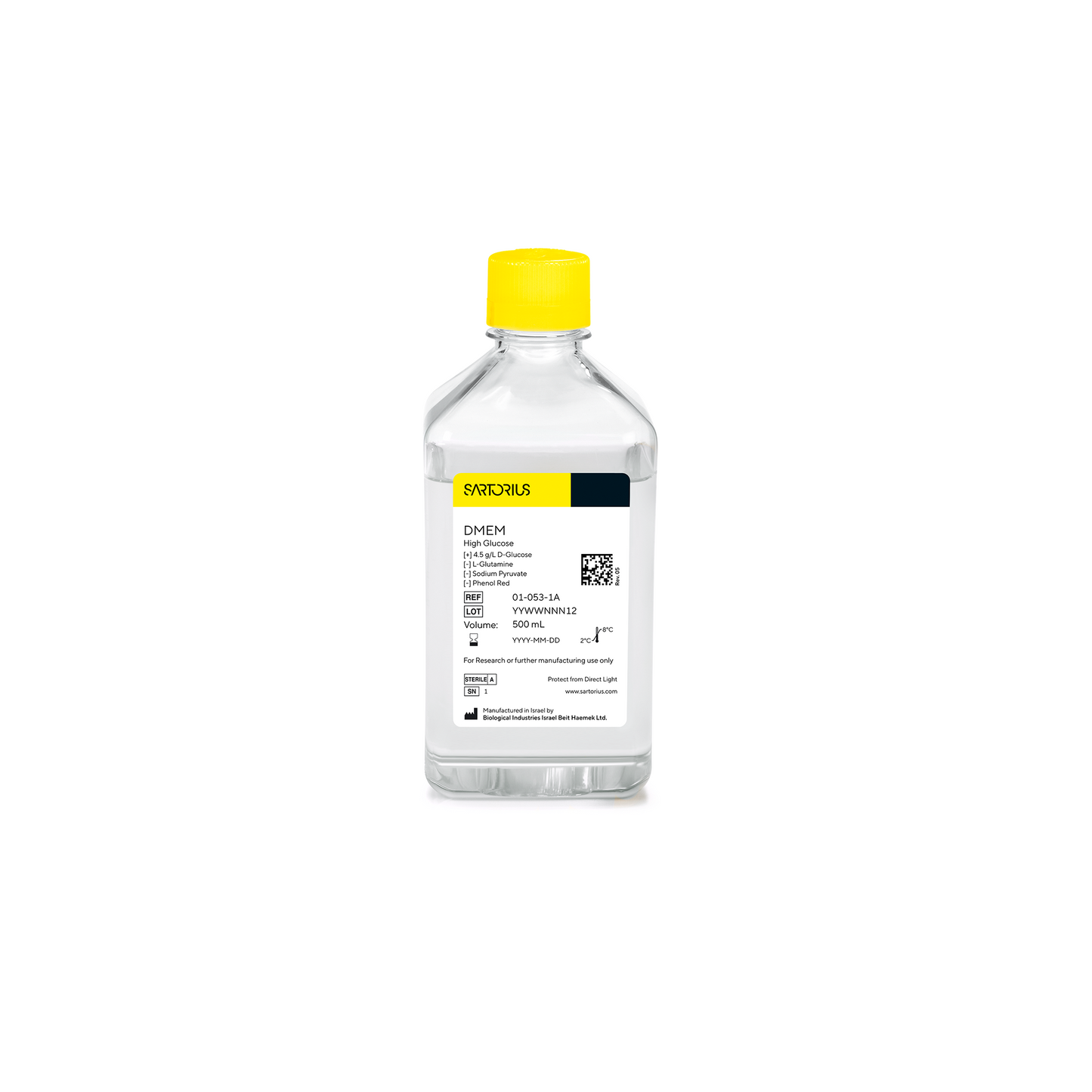 DMEM High Glucose without L-Glutamine and Phenol Red 500ml