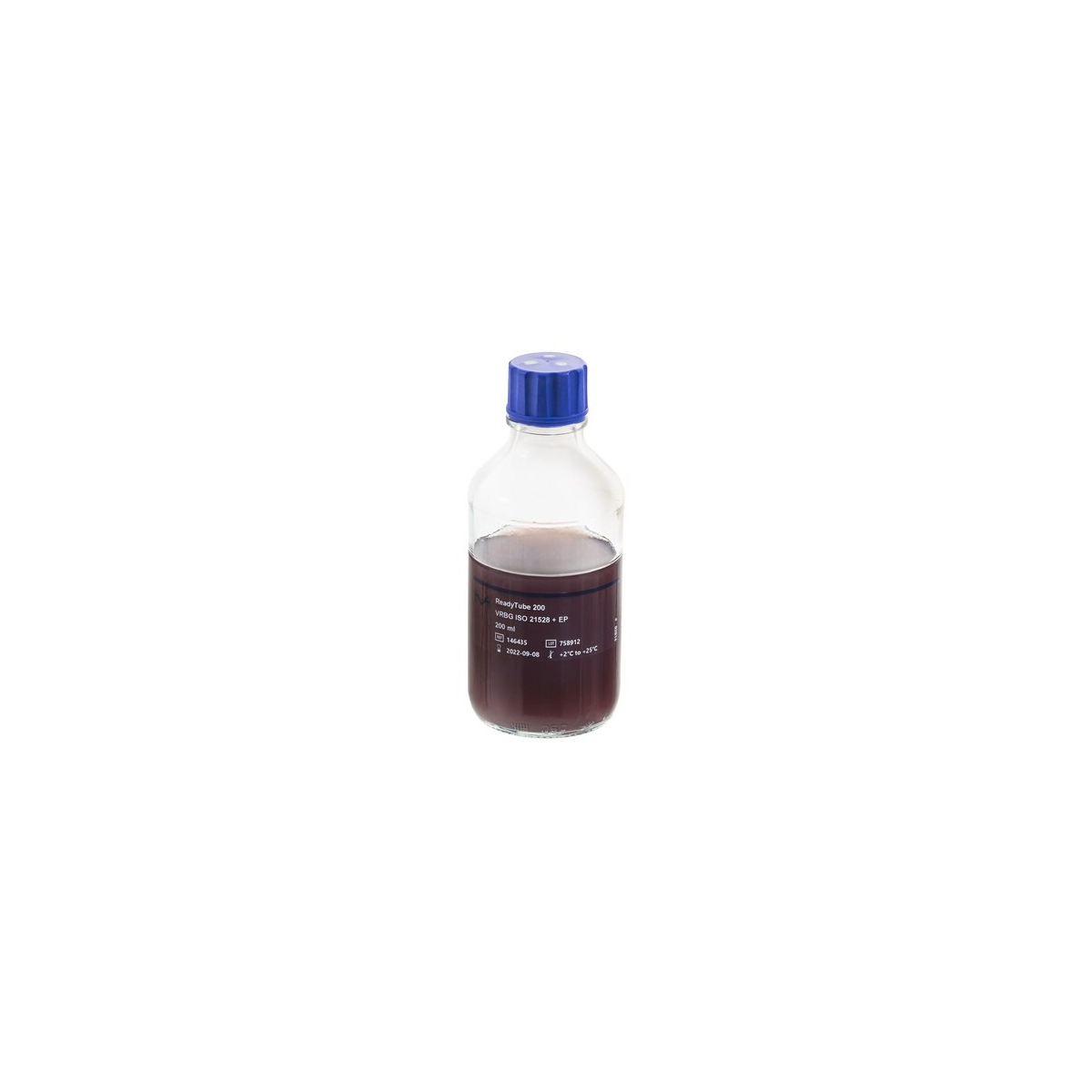 ReadyTube 200 VRBG 200ml kierrekorkki+3loci