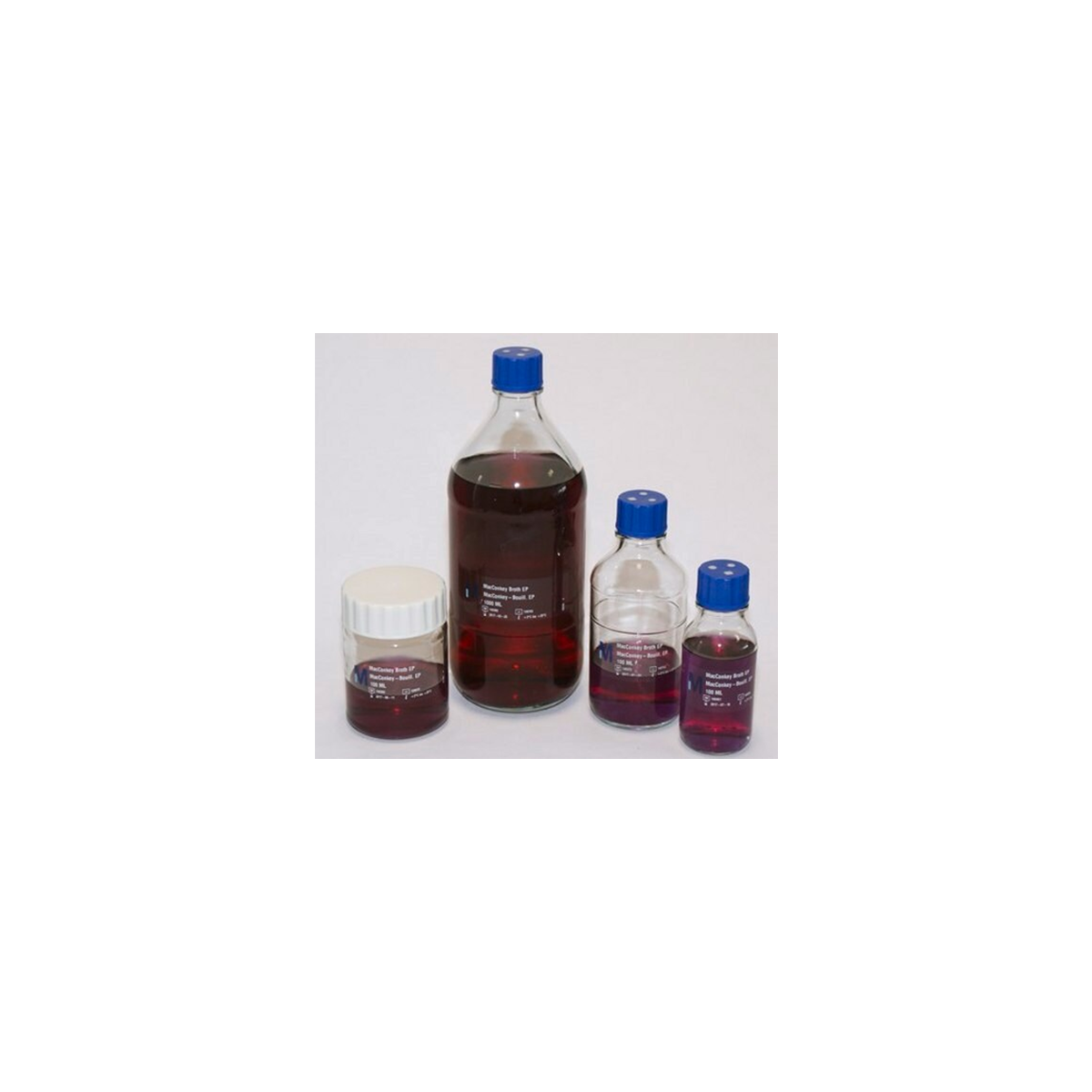 Elatusaine MacConkey B 100ml kierrekorkki+3loci