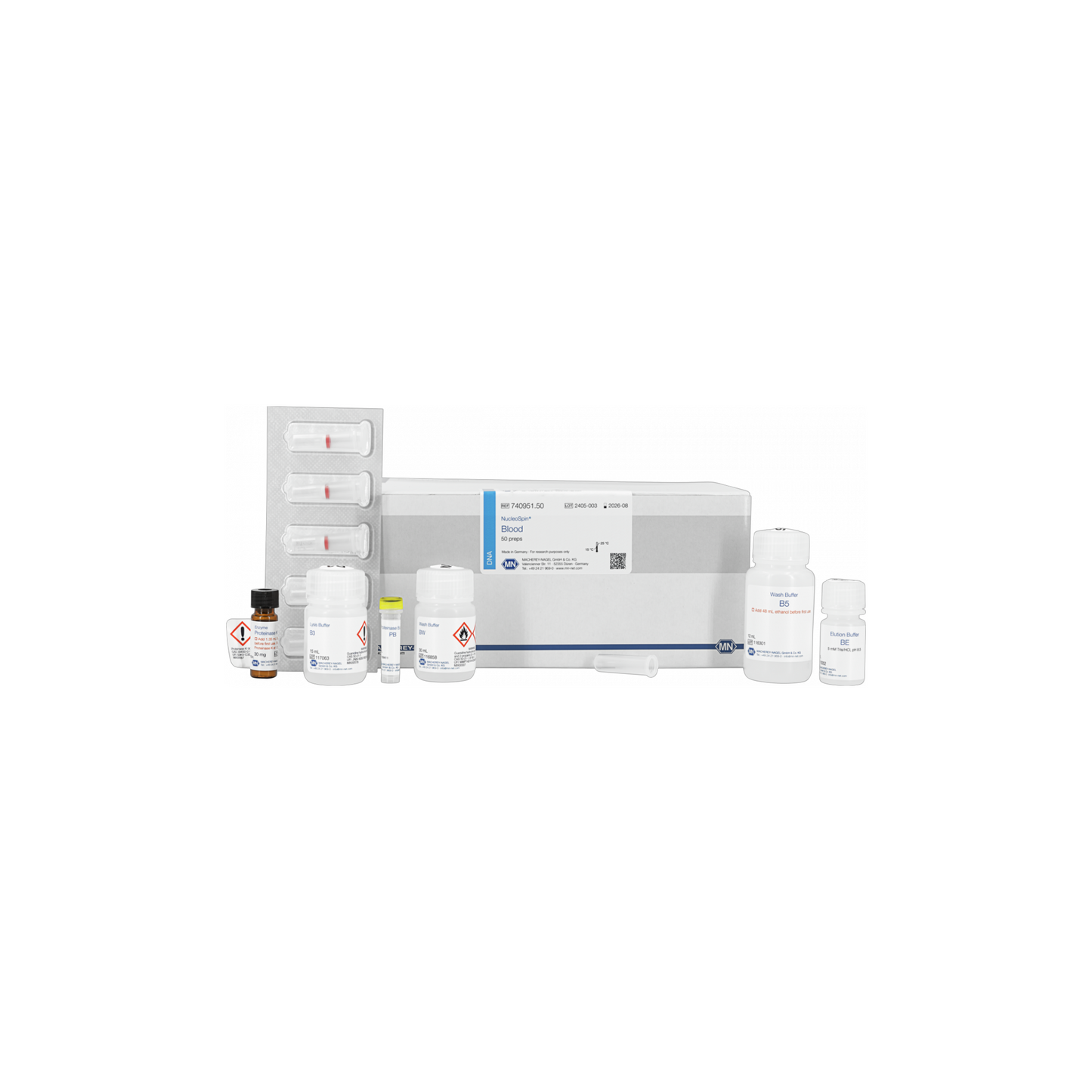 NucleoSpin Blood, Mini kit for DNA from blood