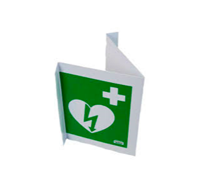 Philips AED Wall Sign