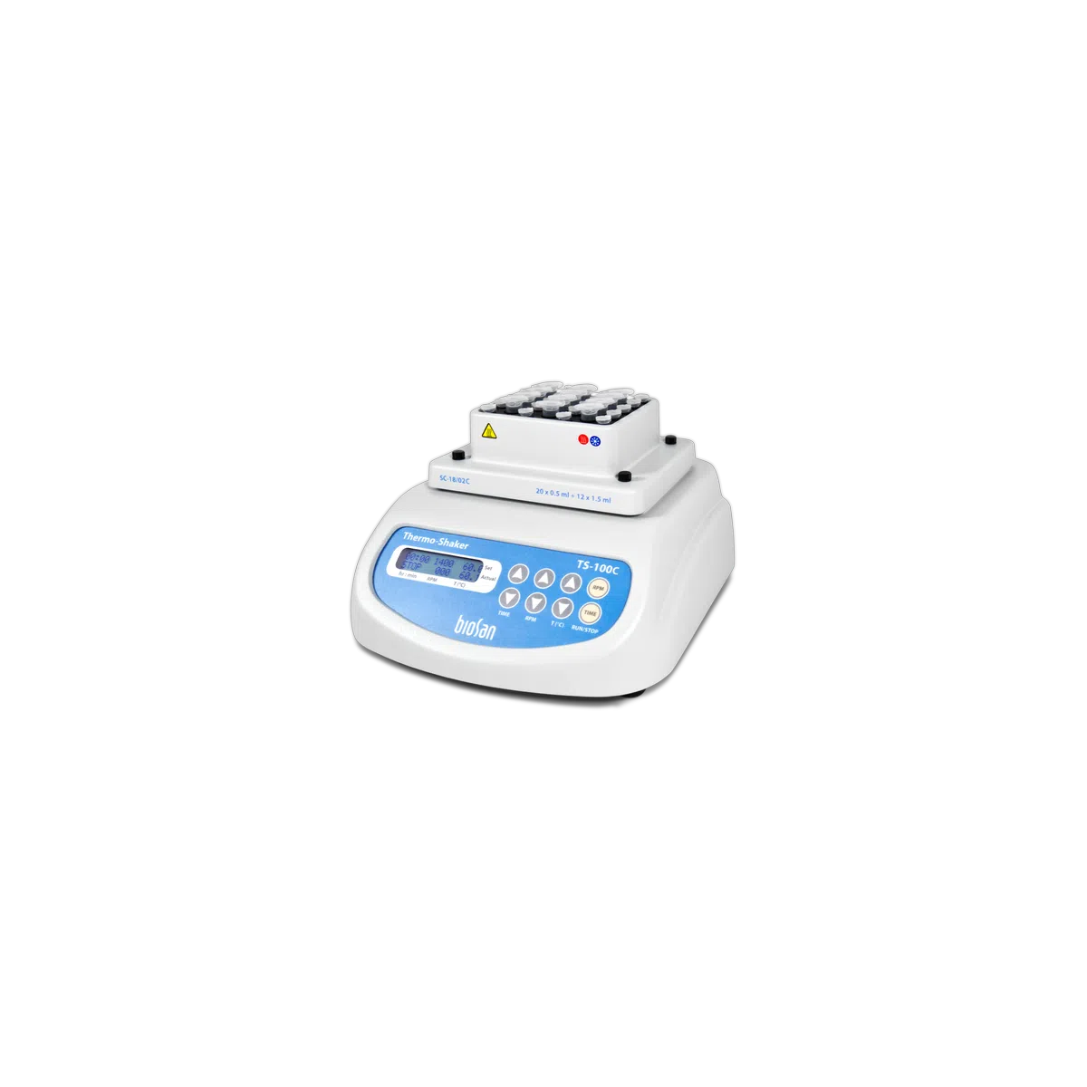 TS-100C Thermo-Shaker with cooling for microtubes and PCR plates
