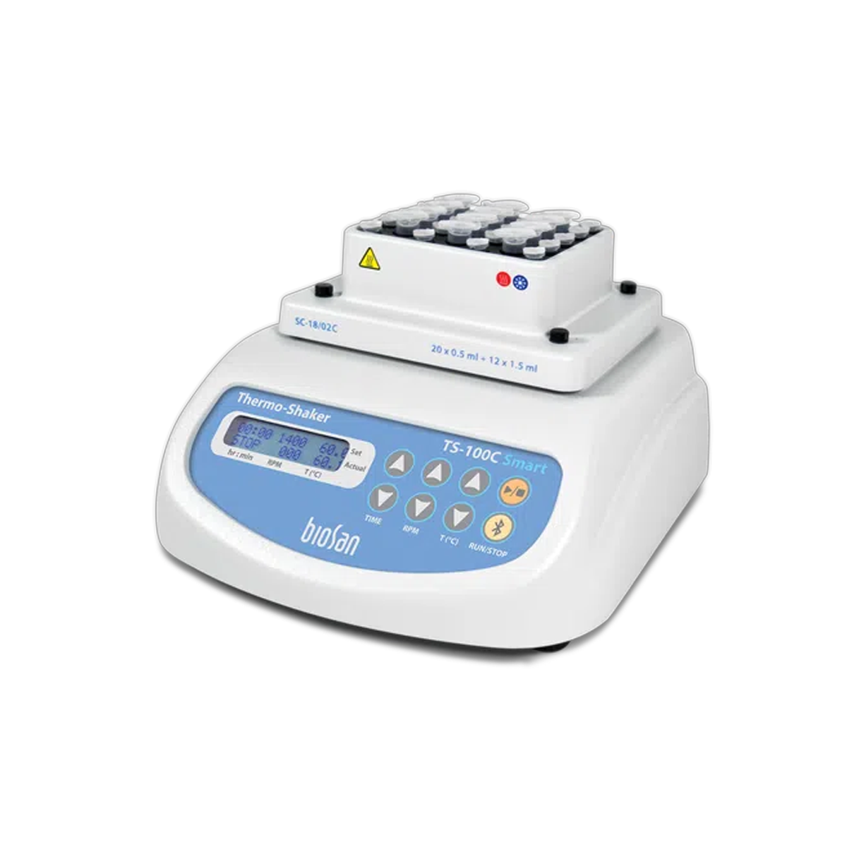 TS-100C Smart Thermo-Shaker with cooling for microtubes and PCR plates