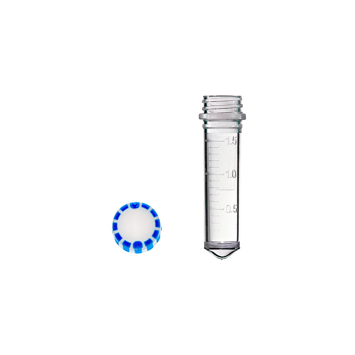 Screw Cap Microtubes with White/Colour EasyGrip Caps