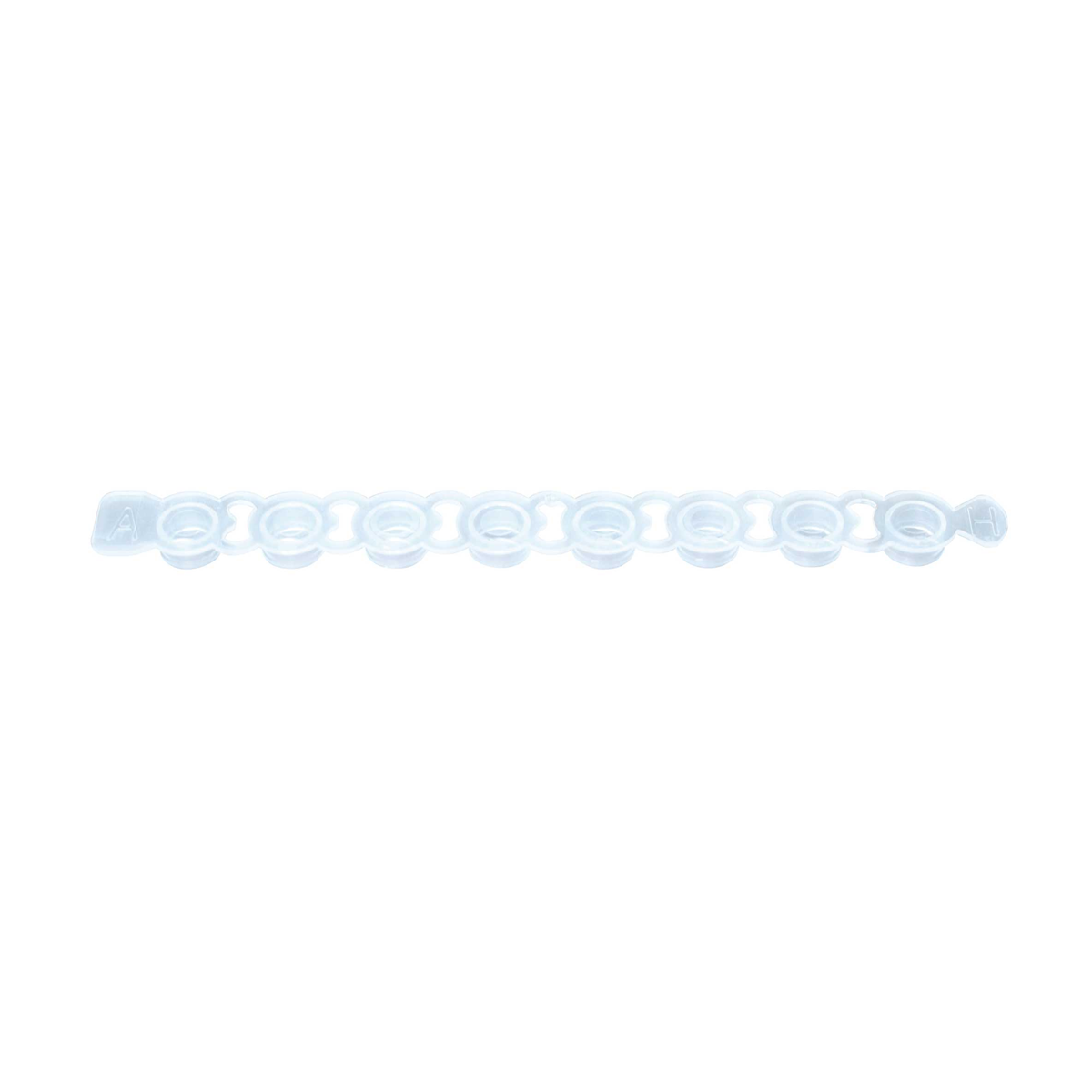 Flat Cap Strips for 0.1 mL tube strips 8-well strips