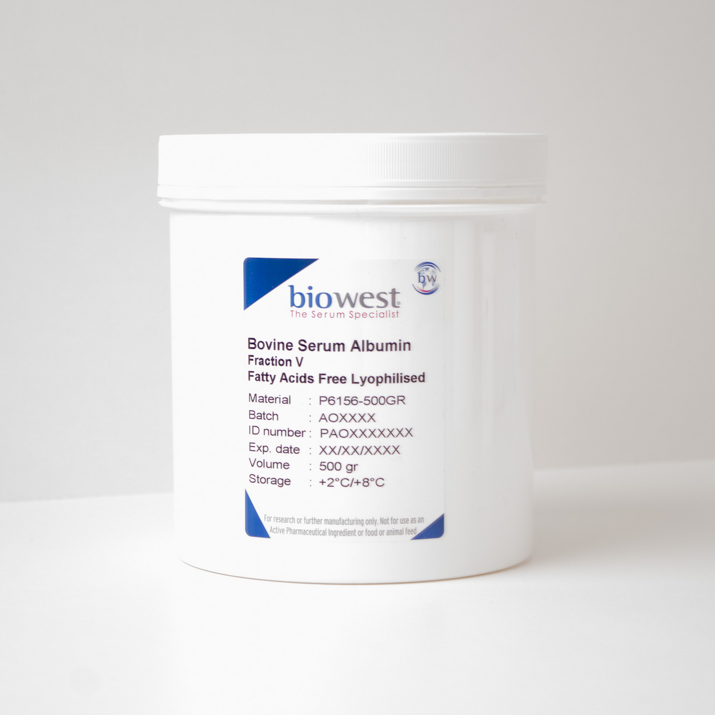 Bovine Serum Albumin Fatty Acids Free Lyophilised 100g