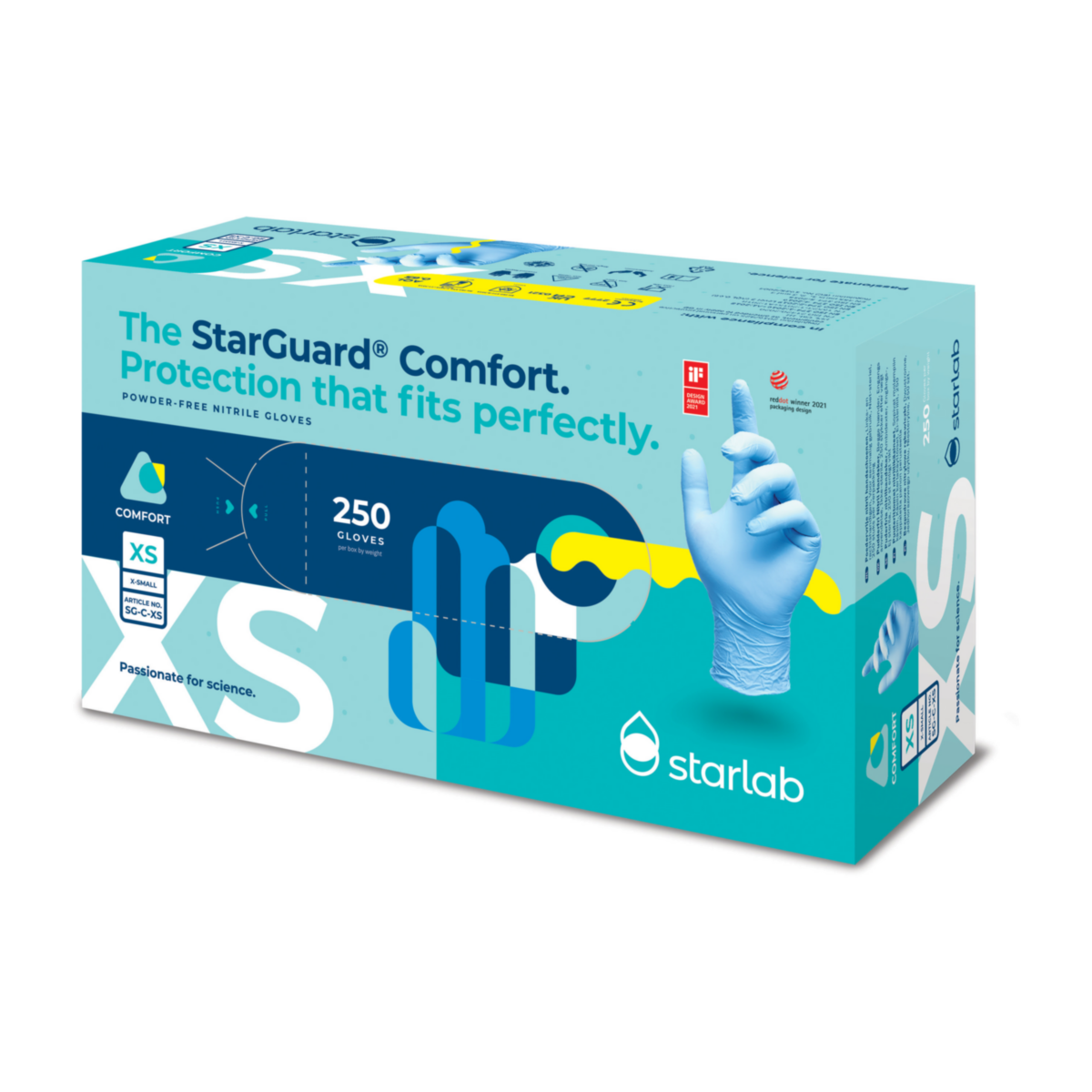 StarGuard® Comfort -nitriilikäsineet