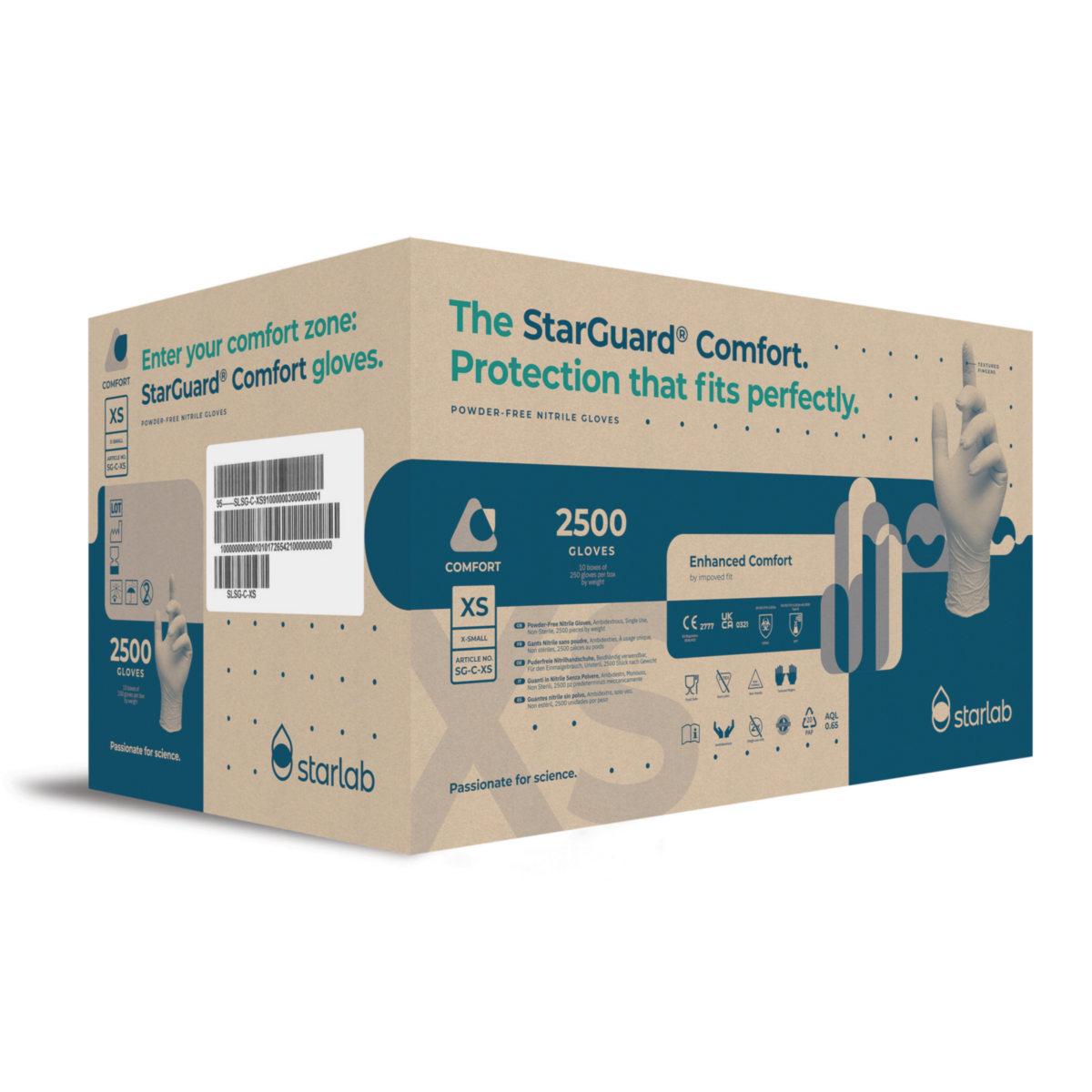 StarGuard® Comfort -nitriilikäsineet