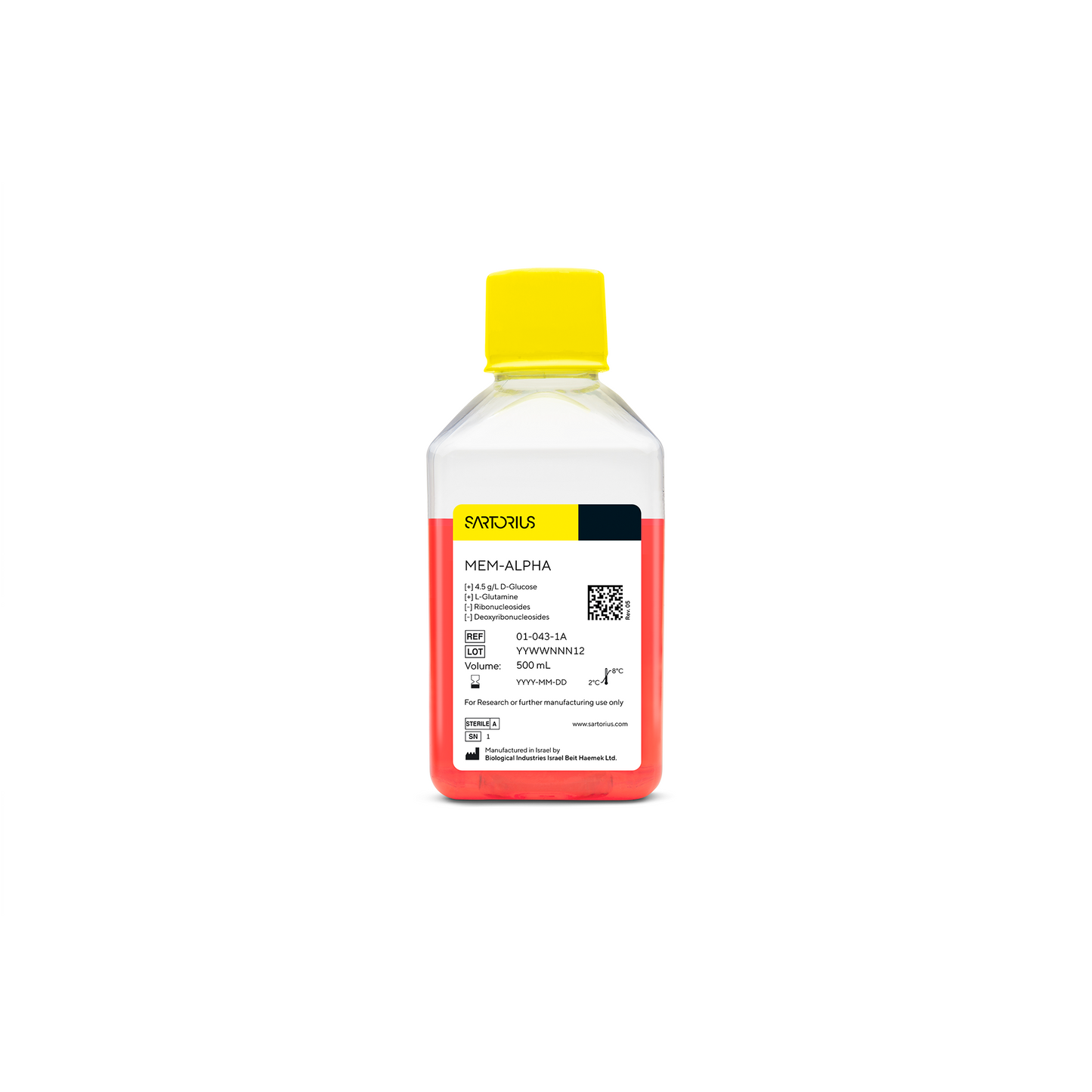 01-043-1A_Minimum-Essential-Medium-MEM-Alpha-500-mL Sartorius VingLab
