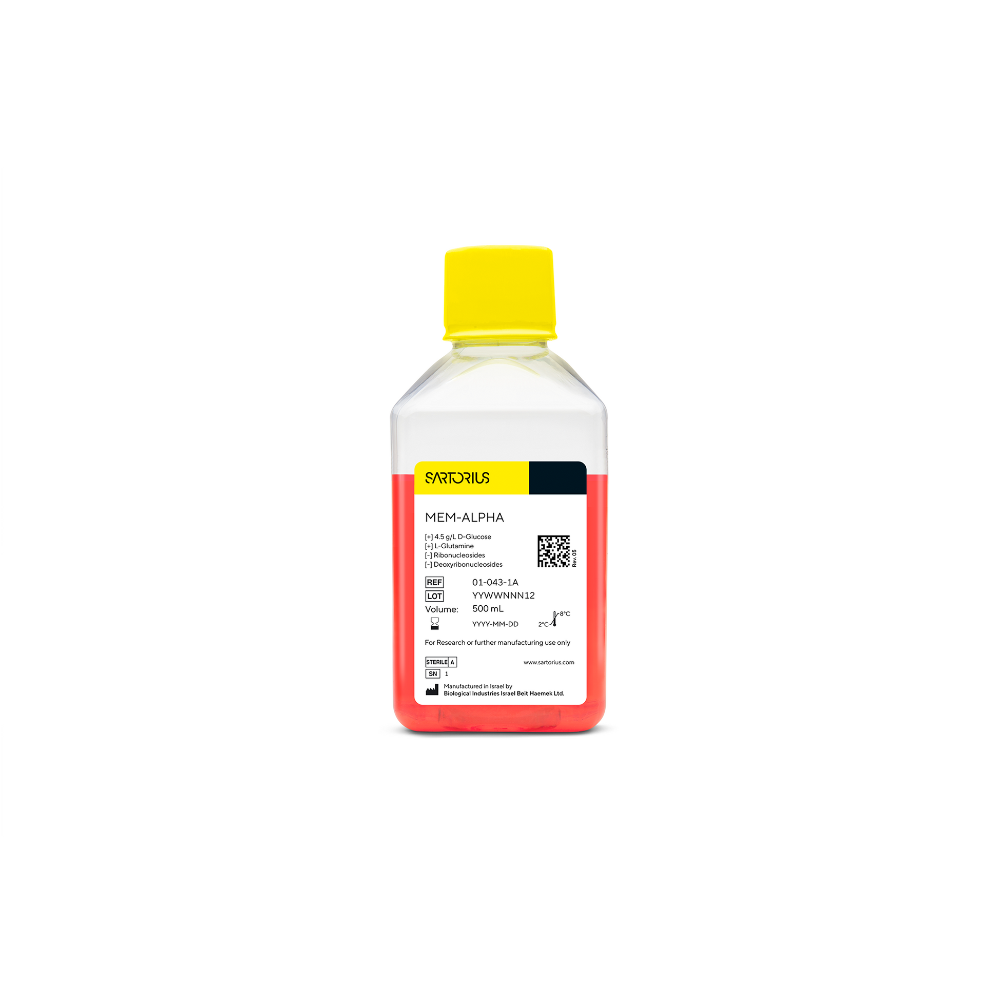 01-043-1A_Minimum-Essential-Medium-MEM-Alpha-500-mL Sartorius VingLab