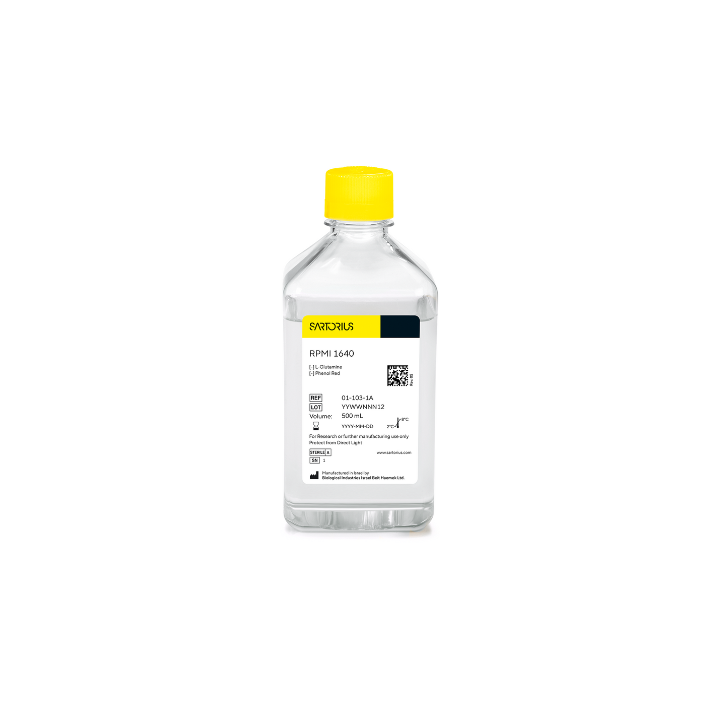 RPMI 1640 Medium without L-Glutamine and Phenol Red 500ml