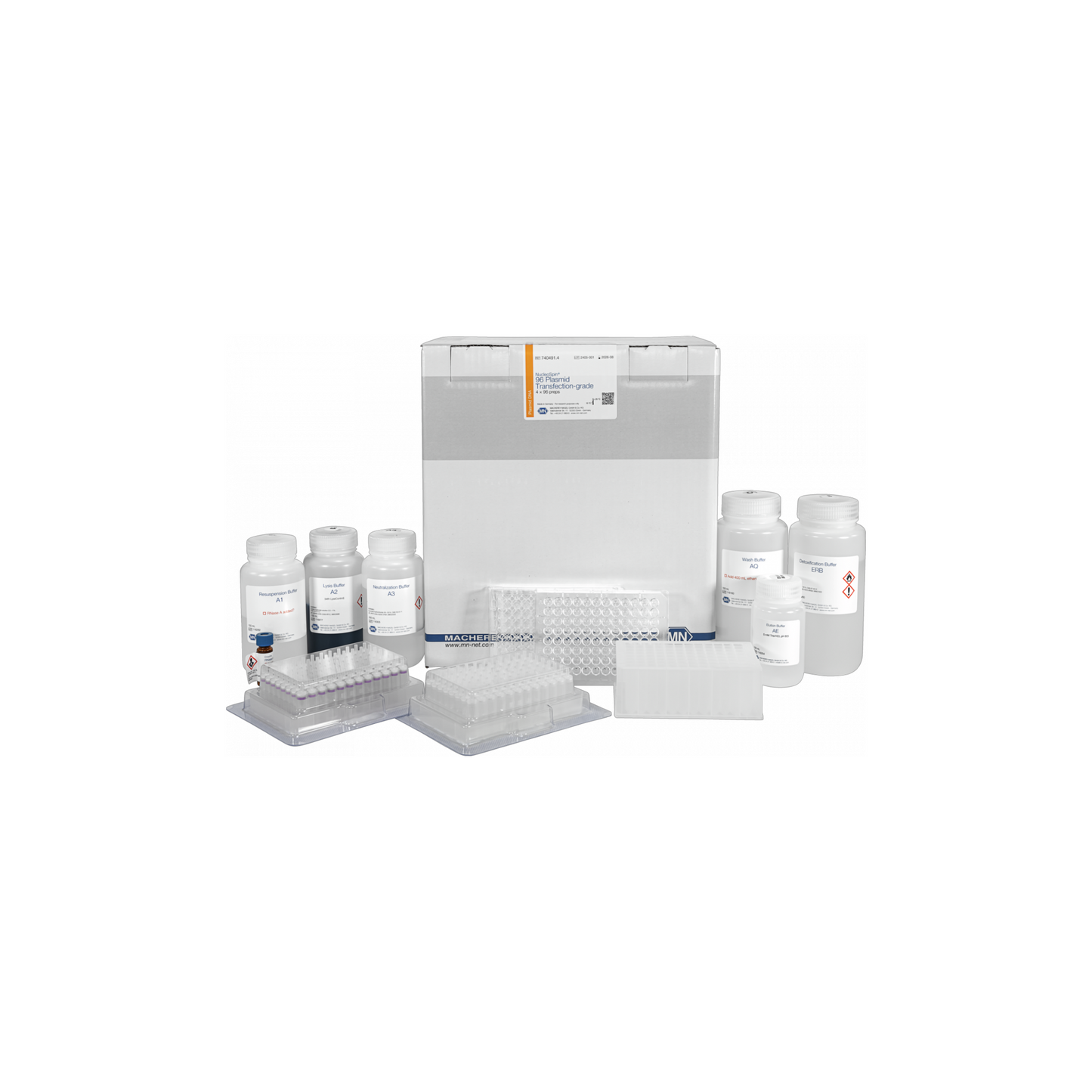 NucleoSpin 96 Plasmid Transfection-grade, 96-well kit for ultrapure plasmid DNA
