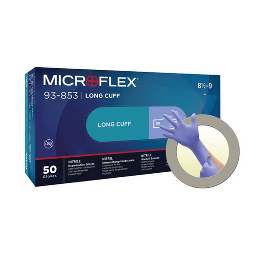 Microflex 93-853 Extended Nitrile Glove