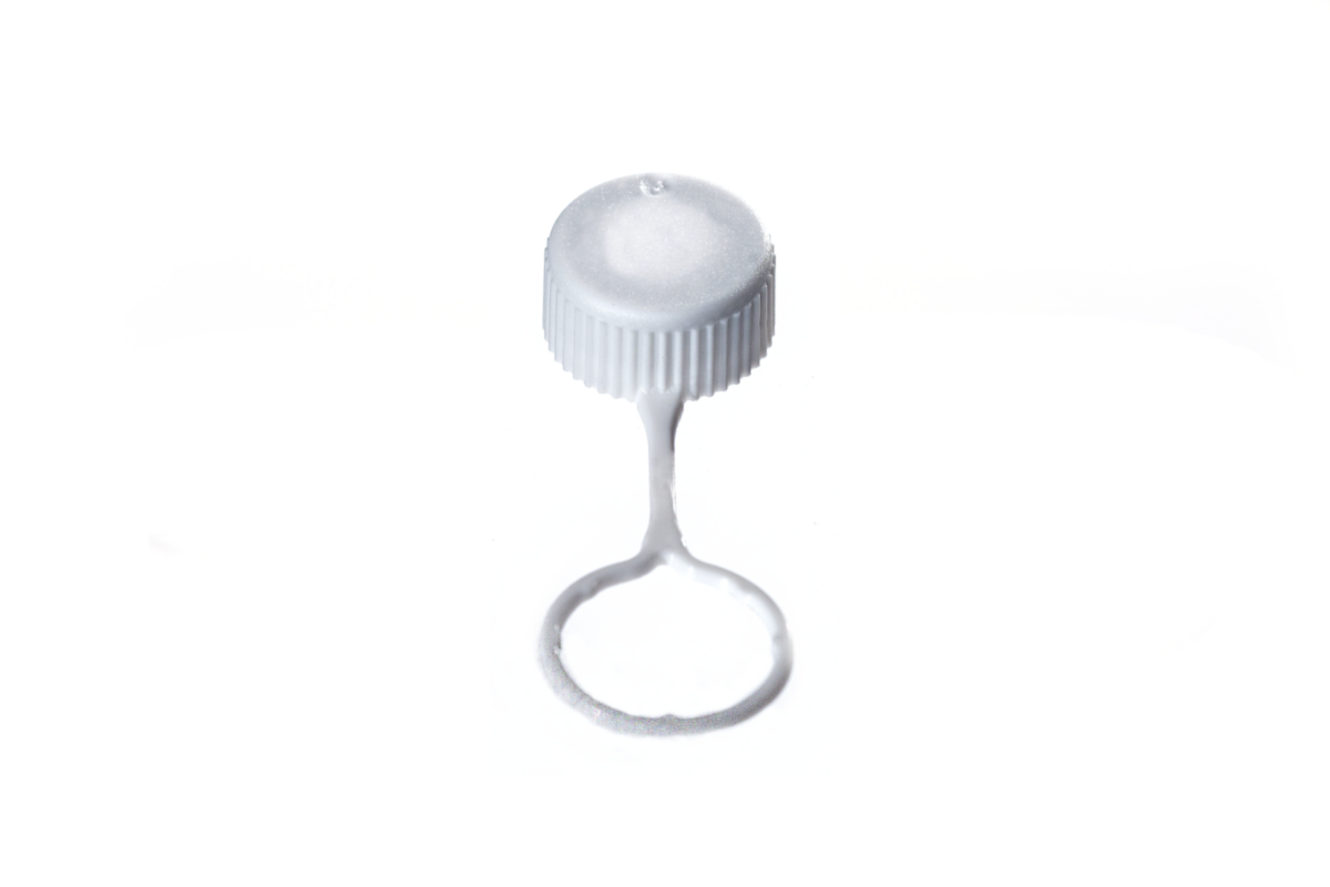 Tethered Cap for Screw Cap Microtubes