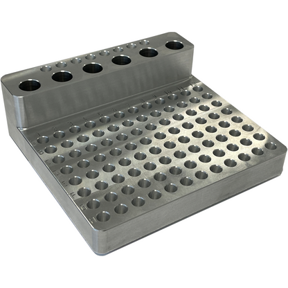 FastGene Aluminium Rack Premium aluminium cooling rack for 96-well plates and tubes