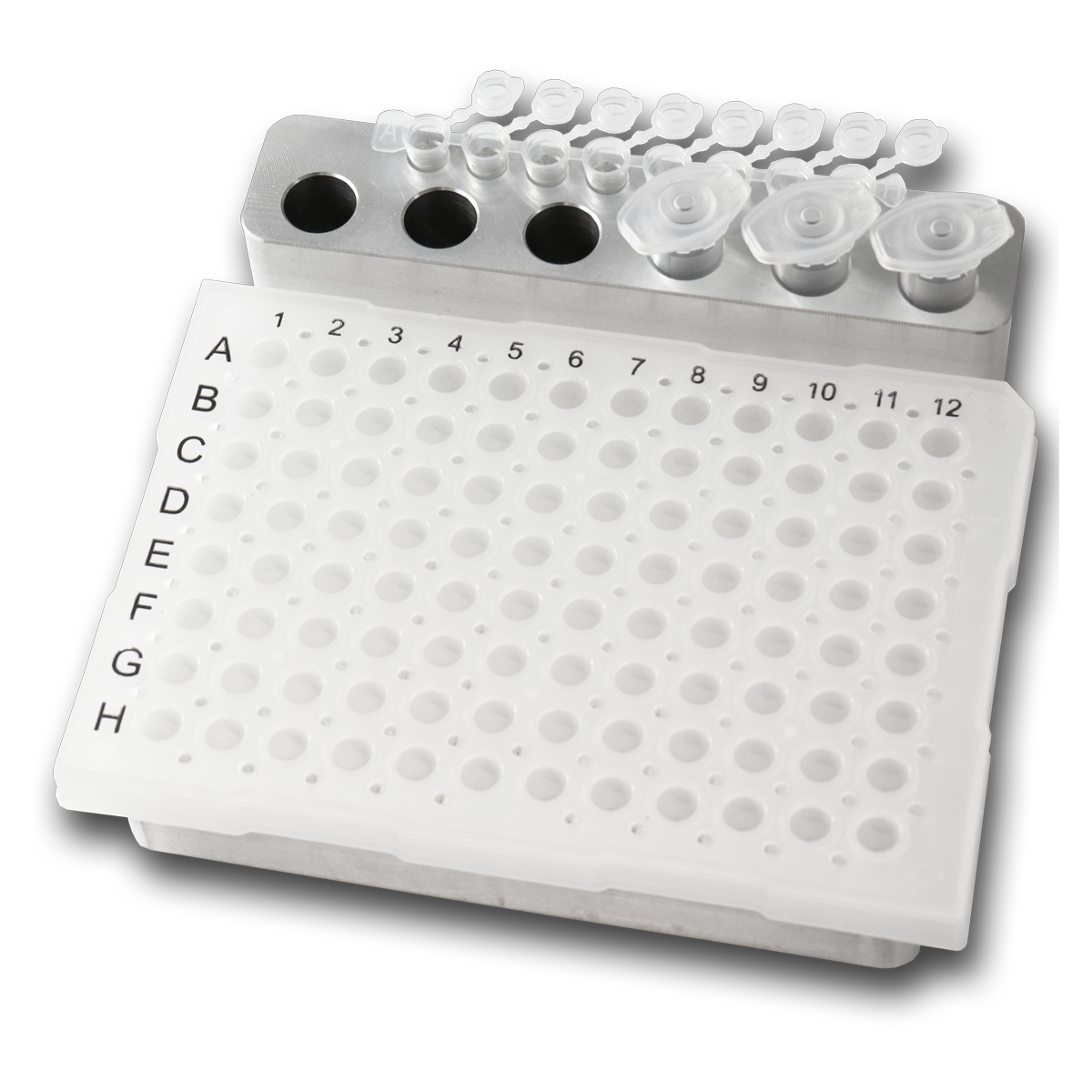 FastGene Aluminium Rack Premium aluminium cooling rack for 96-well plates and tubes