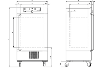 Memmert Compressor-cooled incubator ICP260