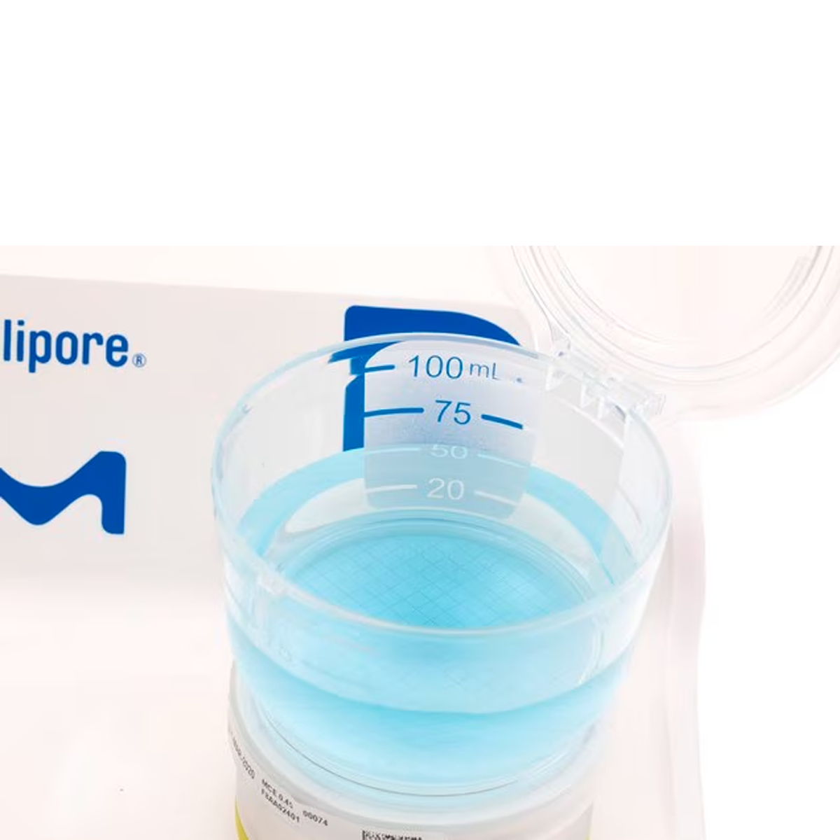 Milliflex Oasis 100ml 0.45µm valkoinen ruudutettu 