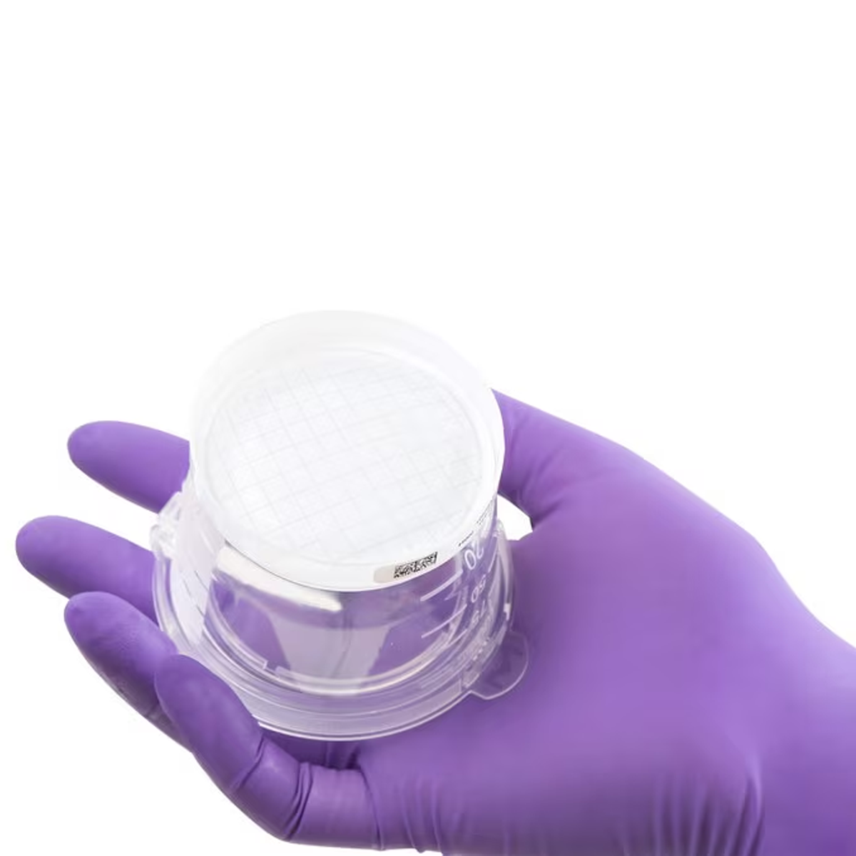 Milliflex Oasis 100ml 0.45µm valkoinen ruudutettu 