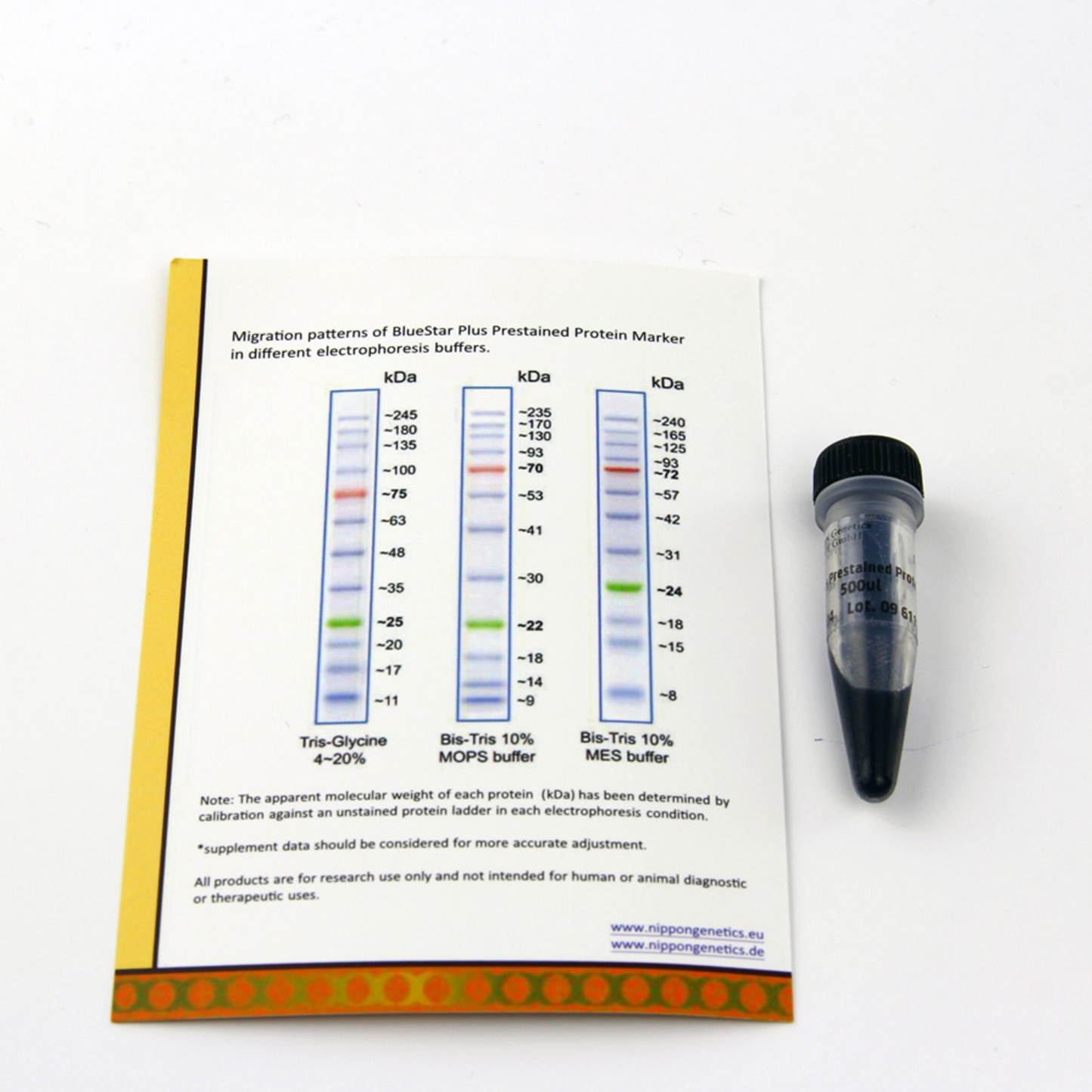 BlueStar Plus Prestained Protein Marker 500µl