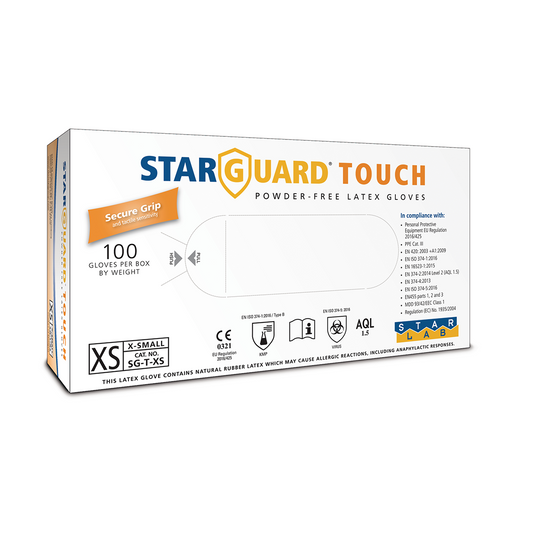 StarGuard® Touch -lateksikäsineet