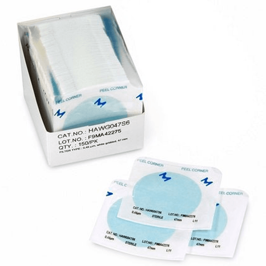 S-Pak® Membrane Filter black gridded